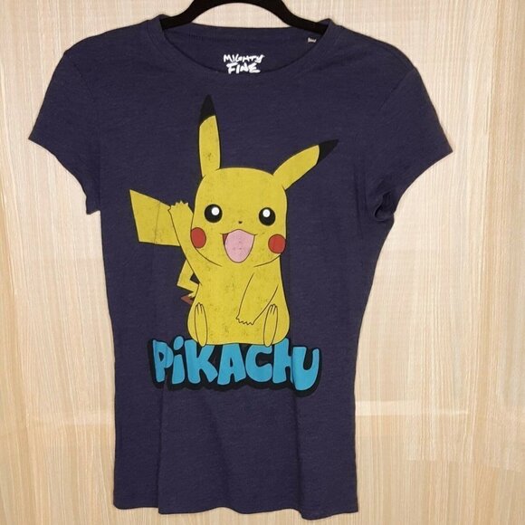 Pokémon Pikachu Short Sleeve Crew Neck Shirt - Picture 1 of 4